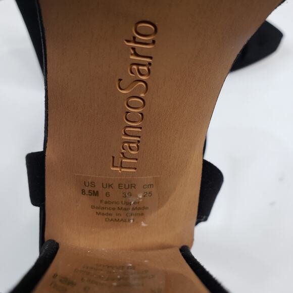 Franco Sarto Womens 8.5 Damilis Platform Sandal in Black NEW - Picture 9 of 11